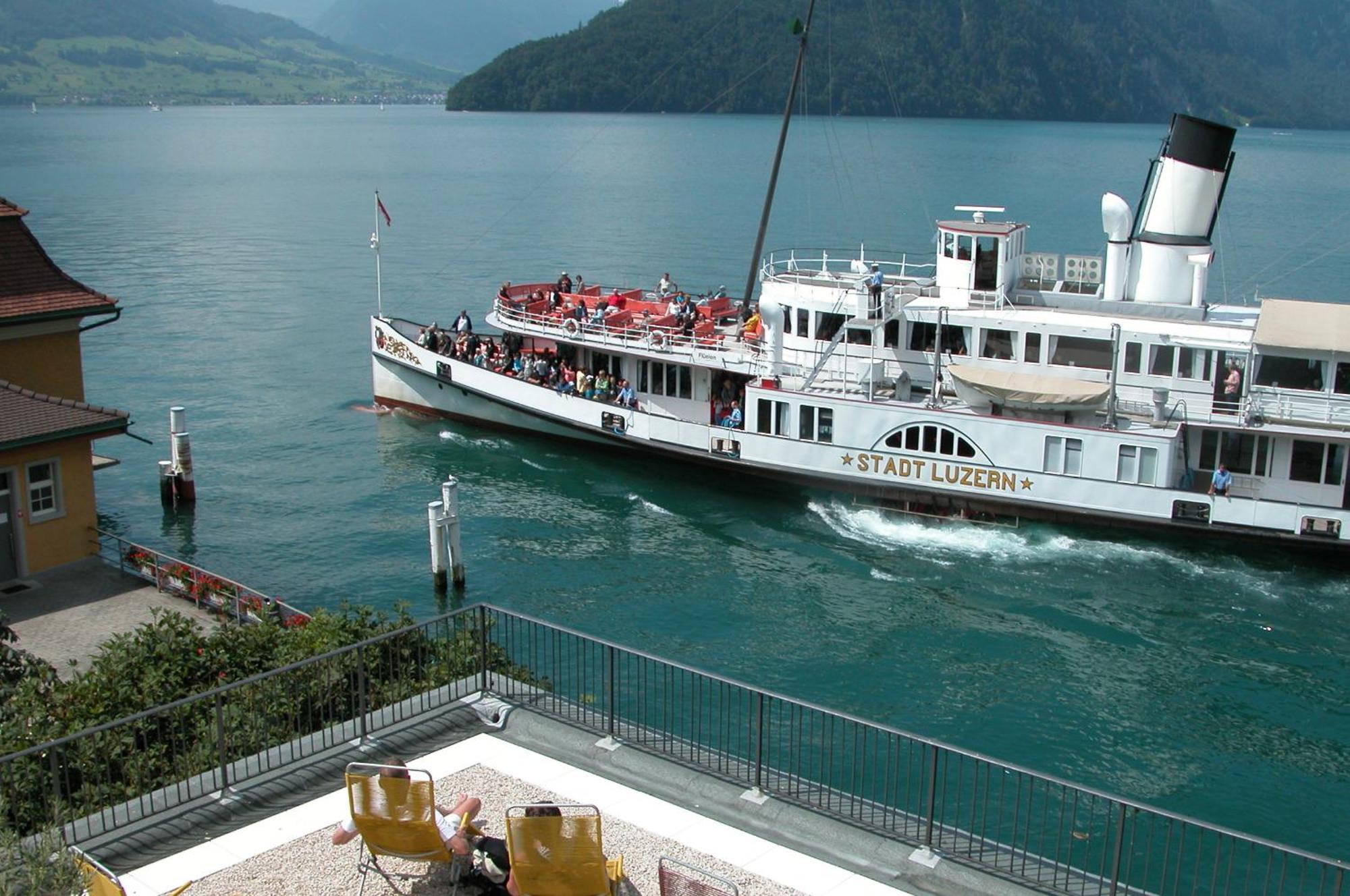Hotel Terrasse Am See Vitznau Luaran gambar