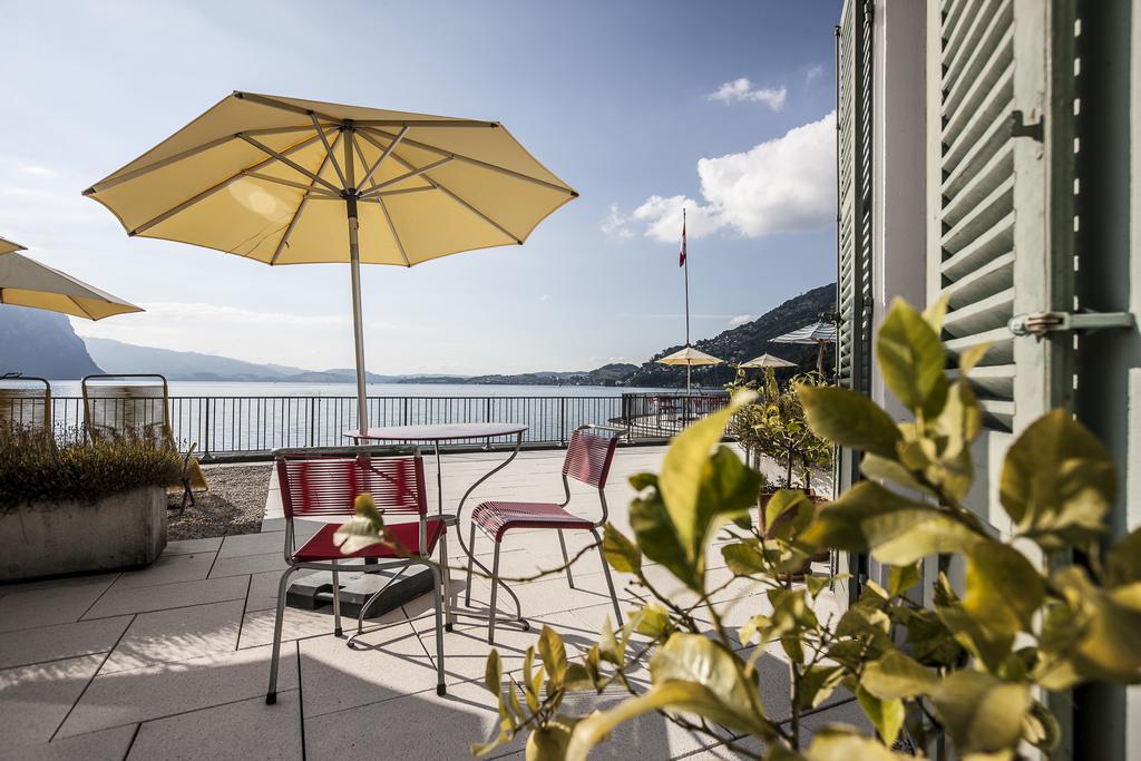 Hotel Terrasse Am See Vitznau Luaran gambar